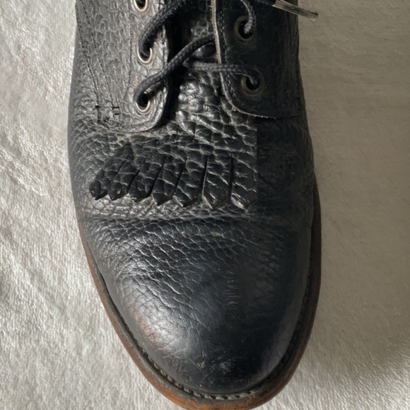 Brahma 80’s vintage Black Lace Up Boots Timeless Design - Picture 5 of 5